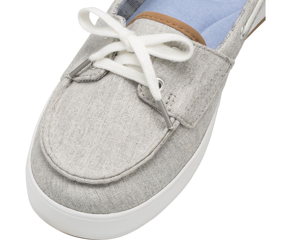 Slip On Γυναικεια - Keds Charter Chambray - Γκρι - CFIHN2578